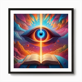 Eye Of The Gods Pop Art enlightenment Art Print