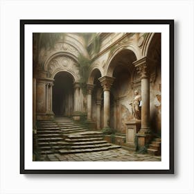 Ruins Of An Ancient City Art Print