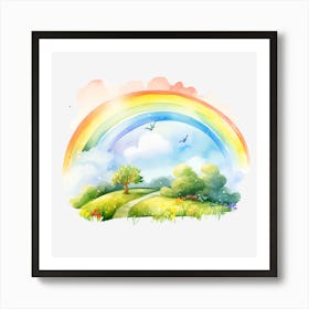 Rainbow In The Sky Art Print
