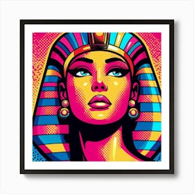 Pop Egyptian Nahla Mystic Art Print