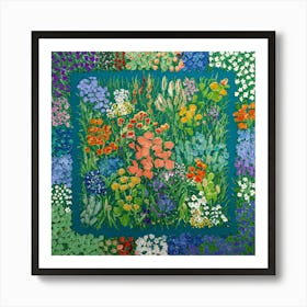 Garden Of Flowers 4 Art Print