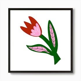 Tulip Flower Art Print