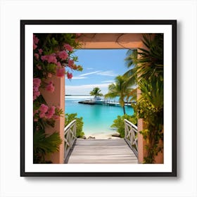 Doorway To The Beach Art Print