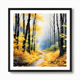 Autumn Forest 10 Art Print