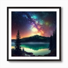 Galaxy In The Sky 5 Art Print