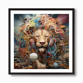 Lion Of The City 1 Art Print