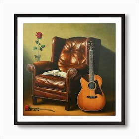 Acoustic Chair Affiche