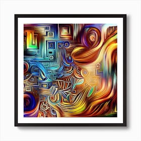 Abstract Painting 24 Art Print