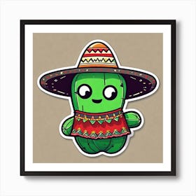 Mexican Cactus 38 Art Print