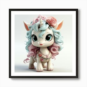 Unicorn Baby 11 Art Print