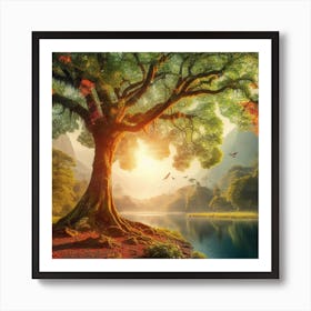 Tree In The Forest Art Print