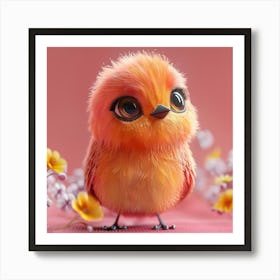 Cute Little Bird 38 Art Print