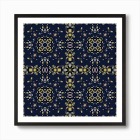 Floral Pattern 1 Art Print