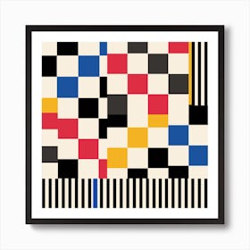 Squares Art Print