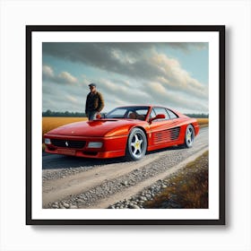 Ferrari 358 Art Print