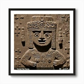 Tiwanaku woman Art Print