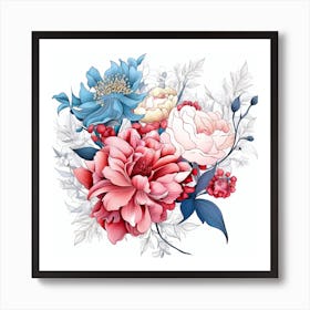 Floral Bouquet 21 Art Print