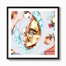 Abstract Painting 4 Art Print