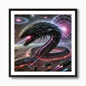 Void Serpent Art Print