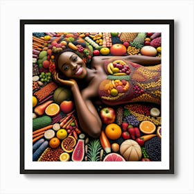 Afro-American Woman Art Print