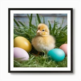 Easter Chick 8 Art Print