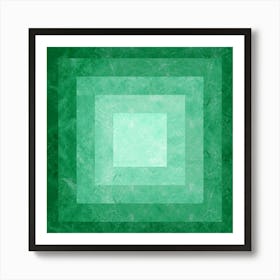 Green gradient Art Print