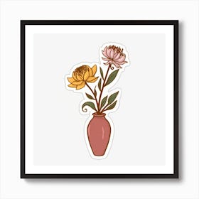 Flowers In A Vase Art Print