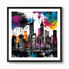 New York City Skyline 74 Art Print