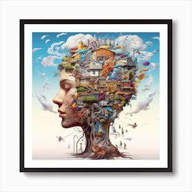 Clear Mind Abstract Thoughts 2 Art Print