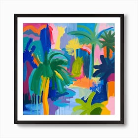 Abstract Park Collection City Park New Orleans 2 Art Print