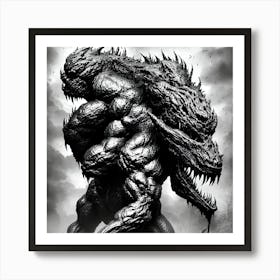 Demon Creature Art Print