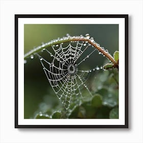 Spider Web Art Print