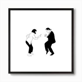 Man And Woman Dancing 5 Art Print