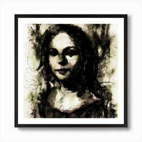 Portrait Of A Woman 10 Art Print