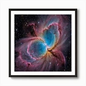 Butterfly Nebula Art Print