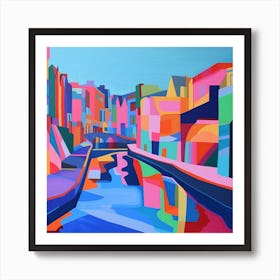 Abstract Travel Collection Amsterdam Netherlands 1 Art Print