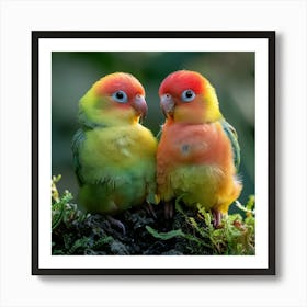 Lovebirds 19 Art Print