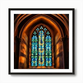 Stained Glass Window 1 Art Print