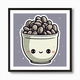 Coffee Beans 411 Art Print