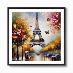 Paris Eiffel Tower 74 Art Print