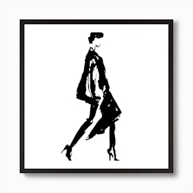 QIAOO Vogue Canvas Art, Poster in Stile Nordico a Farfalla