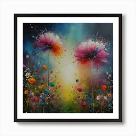 Default Pintura Con El Estilo De Yvonne Coomber Pinta Flores S 0 Art Print