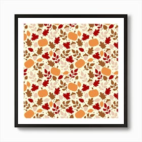 Autumn Leaves Art Print