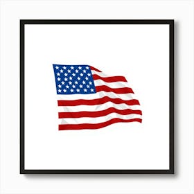 American Flag Art Print