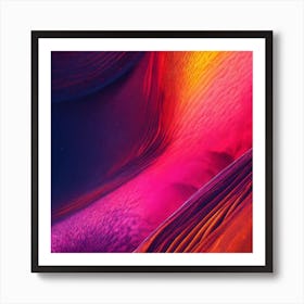 Abstract Amoled color Art Print