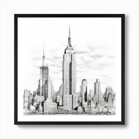 Empire State Building Art Print