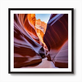 The walls of the canyon Art Print