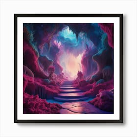 Ice Caves Art Print