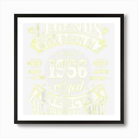 Vintage 1956 Funny 66 Years Old Men Women 66th Birthday Art Print