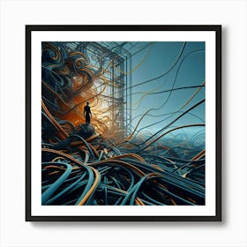 Wires And Wires Art Print